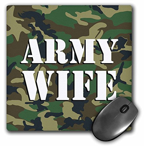 3dRose LLC 8 X 8 X 0.25 Inches Army Wife Green Camouflage Mouse Pad (mp_24633_1) 3dRose LLC 8 X 8 X 0.25 Inches Army Wife Green Camouflage Mouse Pad (mp_24633_1)