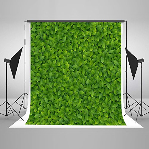 Kate 5x7ft Green Leaf Photography Background Spring Photo Backdrop Foldable Without Wrinkles