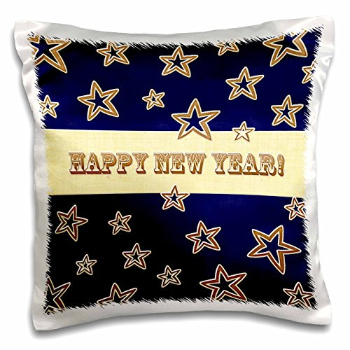 3dRose pc_216686_1 Profile of Black and White Cat Pillow Case, 16" x 16"