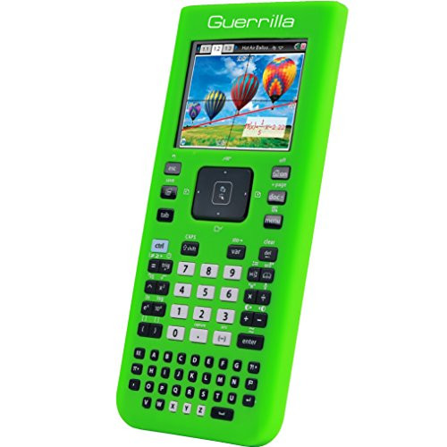 Guerrilla Silicone Case for Texas Instruments TI Nspire CX/CX CAS Graphing Calculator, Green Guerrilla Silicone Case for Texas Instruments TI Nspire CX/CX CAS Graphing Calculator, Green