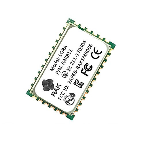 LoRa Module SX1276 LoRa Spread Spectrum Wireless Module 915MHz UART to Serial at Command Support AS923 LoraWan Protocol RAK811 Q107