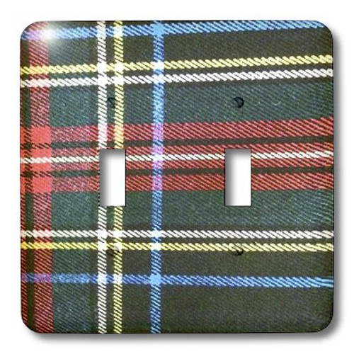 3dRose LLC lsp_35195_2 Retro Black Watch Plaid Double Toggle Switch 3dRose LLC lsp_35195_2 Retro Black Watch Plaid Double Toggle Switch