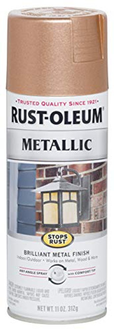 Rust-Oleum 7273830 Stops Rust Metallic Spray Paint, 11 oz, Copper Rust-Oleum 7273830 Stops Rust Metallic Spray Paint, 11 oz, Copper