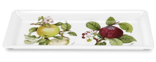 Portmeirion Pomona Sandwich Tray Rect-Red & Green Apple