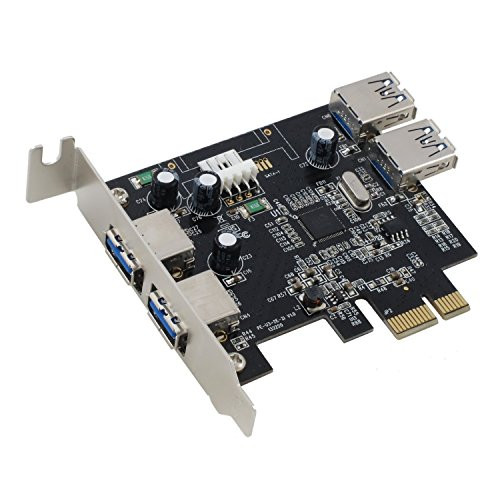Sedna PCI Express USB 3.0 4-Port Adapter (2E2I) with Low Profile Bracket, Support Win 8 UASP (NEC 720201 chip set)