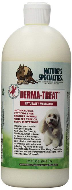 Nature's Specialties Derma Treat Pet Shampoo, 32-Ounce