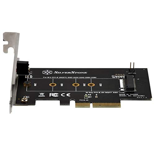 SilverStone Technology M2 to M Key Pci-E X4 Card ECM21-USA