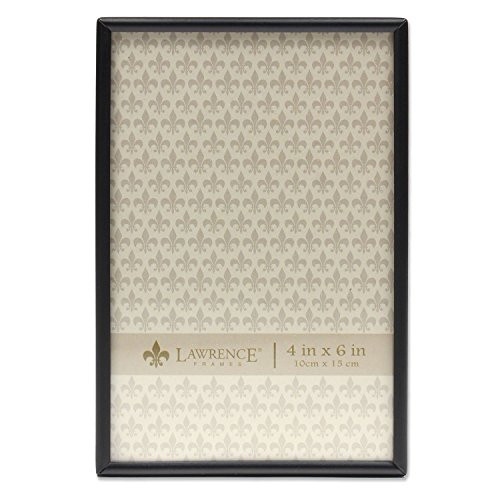 Lawrence Frames 4x6 Simply Black Picture Frame
