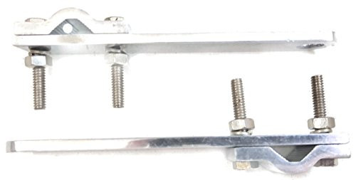 Lot of 2 Workman HM3RL 6 Inch Horizontal CB HAM Radio Antenna Mirror Mount Without Stud