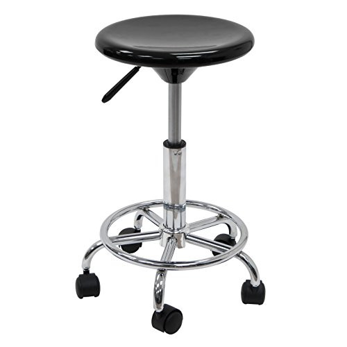 Studio Designs Studio Stool in Black with Chrome 13177
