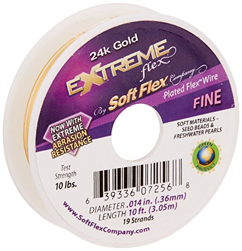 Soft Flex Extreme Flex Wire 19-Strand, .014 x 10', Gold