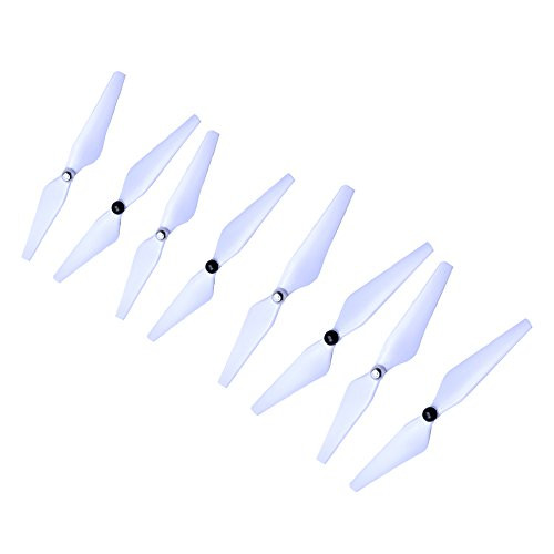 FLYPIG 4 Pairs 8pcs 9" 9450 Self-tightening Propeller Prop for DJI Phantom 3 Professional, Phantom 3 Advanced, 2 Vision, 2 Vision + Plus (4 Cw + 4 Ccw)