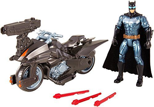 DC Justice League Batman & Batcycle Action Figure, 6"