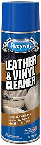 Sprayway SW896R Auto Leather and Vinyl Cleaner, 15 oz