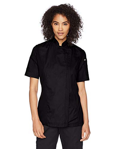 Chef Works Women's Springfield Chef Coat, Black, X-Small