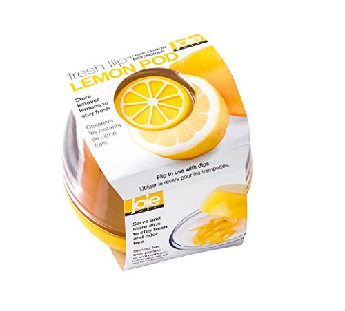 Joie Fresh Flip Lemon Saver Pod, Yellow Joie Fresh Flip Lemon Saver Pod, Yellow