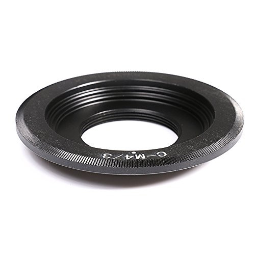 Lens Mount Adapter - C-Mount CCTV / Cine Lens to Micro Four Thirds (MFT, M4/3) Mount Mirrorless Camera Body