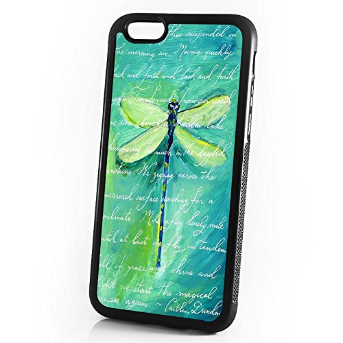 (For iPhone 8 Plus/iPhone 7 Plus) Durable Protective Soft Back Case Phone Cover - A11352 Green Dragonfly