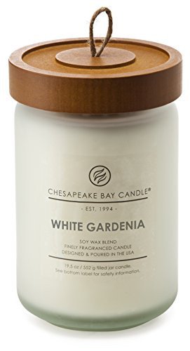 Chesapeake Bay Candle Scented Candle, White Gardenia, Large