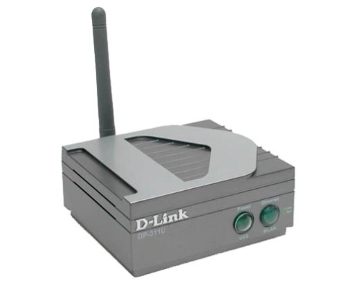 D-Link DP-311U Wireless Print Server, 1-USB Port, 802.11b, 11Mbps D-Link DP-311U Wireless Print Server, 1-USB Port, 802.11b, 11Mbps