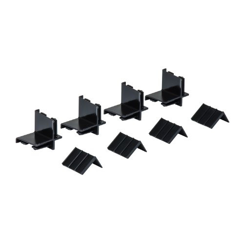 Ernst Manufacturing 1.2-Inch Drawer Divider Corner Clips, 4-Pack