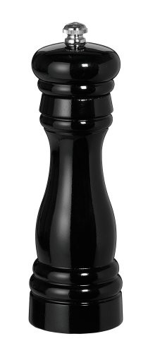 Fletchers' Mill Federal Pepper Mill, Black - 6 Inch, Adjustable Coarseness Fine to Coarse, MADE IN U.S.A.