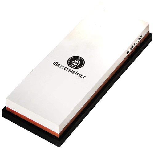 Messermeister Two-Sided Sharpening Stone, 1000 & 3000 Grit