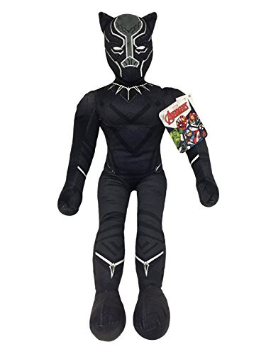 Jay Franco Marvel Black Panther Plush Stuffed Pillow Buddy - Kids Super Soft Polyester Microfiber, 27 inch (Official Marvel Product)