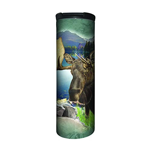 The Mountain Men's Monarch of The Forest Barista Travel Coffee Mug, green, 17 oz