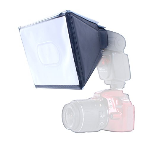 Movo Photo SB17 Universal Softbox Flash Diffuser for External Camera Flashes (Size: 14.5cm X 13cm)