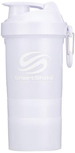 Smartshake Original 2GO, 20 oz Shaker Cup, White (Packaging May Vary)