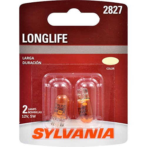 SYLVANIA - 4114 Long Life Miniature - Bulb, Ideal for Daytime Running Lights (DRL) and Back-Up/Reverse Lights (Contains 2 Bulbs)