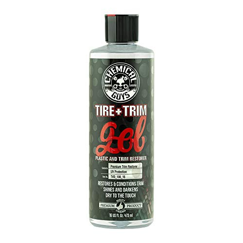 Chemical Guys TVD_108_16 Tire and Trim Gel for Plastic and Rubber - Restore and Renew Faded Tires, Trim, Bumpers and Rubber (16 oz)