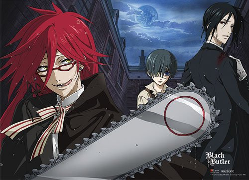 Great Eastern Entertainment Black Butler Grell Wall Scroll, 33 by 44-Inch