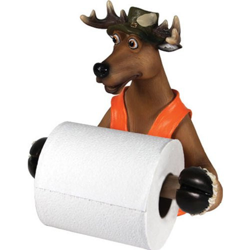 River's Edge Products Cute Deer Toilet Paper Holder