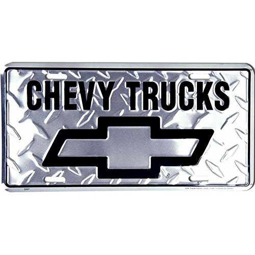 Signs 4 Fun Slacd Chevy Truck Diamondplt License Plate