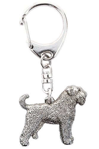 Bouvier Des Flandres (With Tail) Made in U.K Artistic Style Dog Key Ring Collection