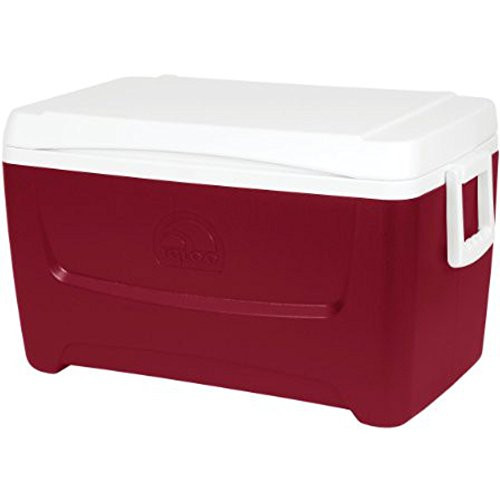 Igloo Island Breeze 48 Quart Cooler (Lava Red, 25.562 x 14.062 x 14.125-Inch)