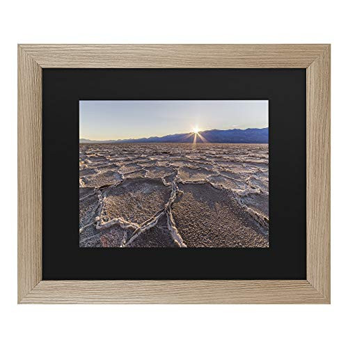 Trademark Fine Art Badwater Sunset by Pierre Leclerc, Black Matte, Birch Frame 11x14 Trademark Fine Art Badwater Sunset by Pierre Leclerc, Black Matte, Birch Frame 11x14
