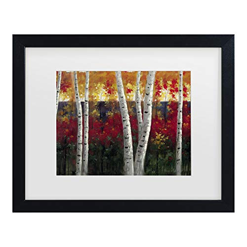 Trademark Fine Art Autumn by Masters Fine Art, White Matte, Black Frame 11x14-Inch 11x14 Trademark Fine Art Autumn by Masters Fine Art, White Matte, Black Frame 11x14-Inch 11x14