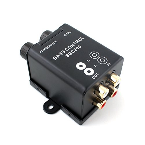 Car Bass Controller Adjust Level Volume Amplifier Subwoofer Equalizer Crossover