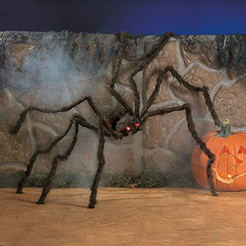 Fun Express Realistic Hairy Spider With LED Eyes