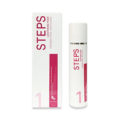 Steps Lightening Face Foam Wash (Red Series) | Anti Aging Skin Care | Skin Whitening Treatment | Brightening Face Wash | 50 ml