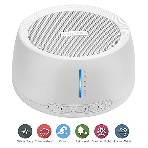 White Noise Machine, Sound Therapy Machine, Baby Sound Machine, with 21 Soothing Natural Sounds, 3 Timer