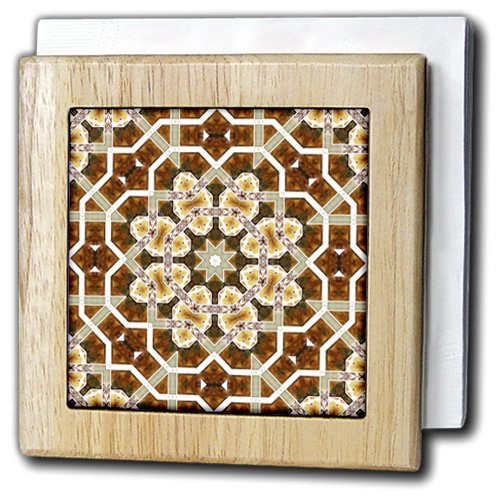 3dRose nh_42329_1 Peacock Head N Peacock Feathers Napkin Holder, 6"