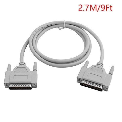 Yohii 25 pin DB25 2.7m/9Feet Male to Male Serial Port Parallel Printer Cable Yohii 25 pin DB25 2.7m/9Feet Male to Male Serial Port Parallel Printer Cable