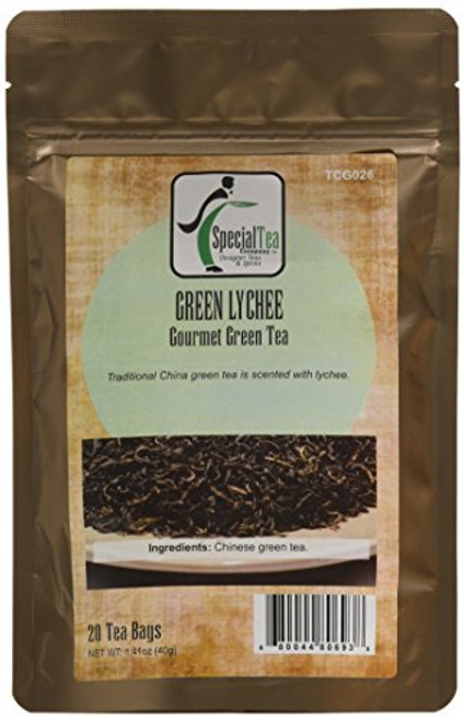 Special Tea Green Lychee Tea, 1.41 Ounce