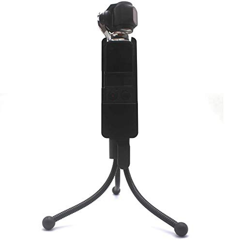 Osmo Pocket Accessories,Innovative Tripod Kit for Osmo Pocket (Includes Tripod and Osmo Pocket Protection Case) Metal Material,Rubber Lining,Universal 1/4 Screw,Separable Tripod with Protection