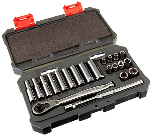 Crescent CSWS2N 21 Piece 1/4" Drive Socket Wrench Set - Standard & Deep - SAE