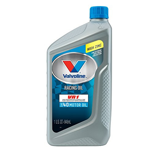 Valvoline SAE 40 VR1 Racing Motor Oil - 1qt (Case of 6) (822390-6PK)